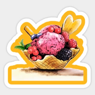 Organic food concept Sticker